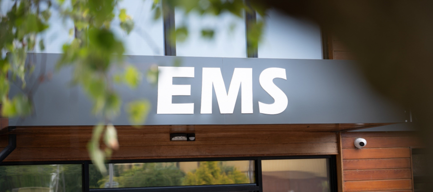An image of the EMS manufacturing facility in Poole, Dorset