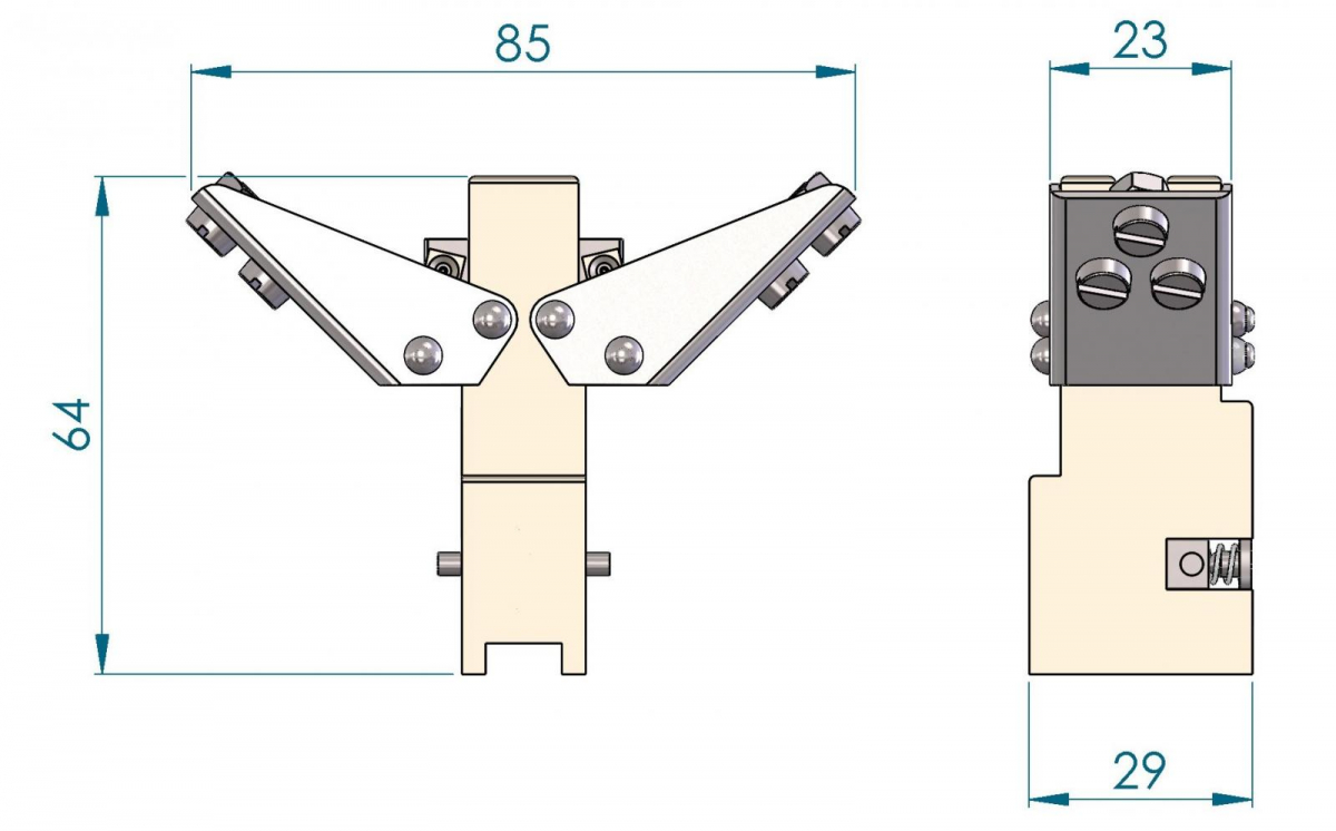 Pincer Jaw Dimensions