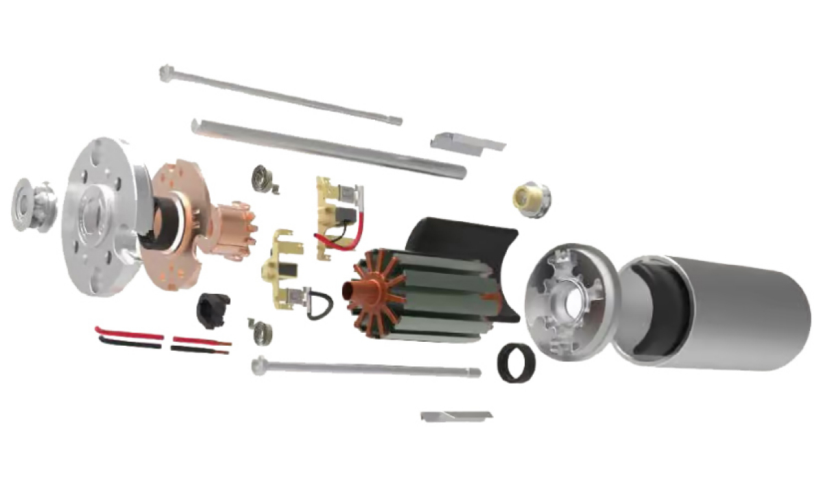 KAG DC Motor exploded